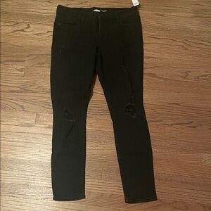 Old Navy Black mid Rise Skinny Jeans